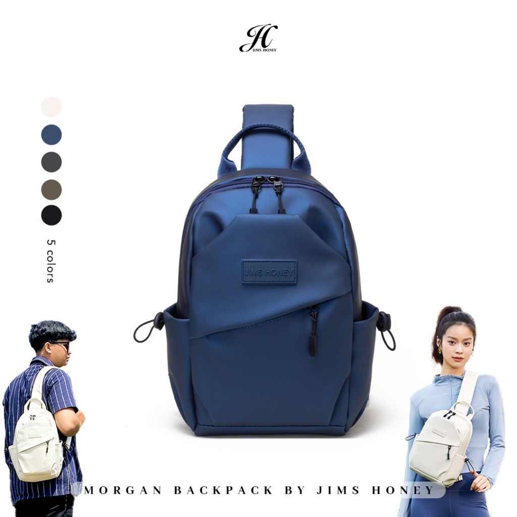 QH Jims Honey - Tas Ransel Selempang Unisex - MORGAN WAISTBAG - RANSEL KULIT