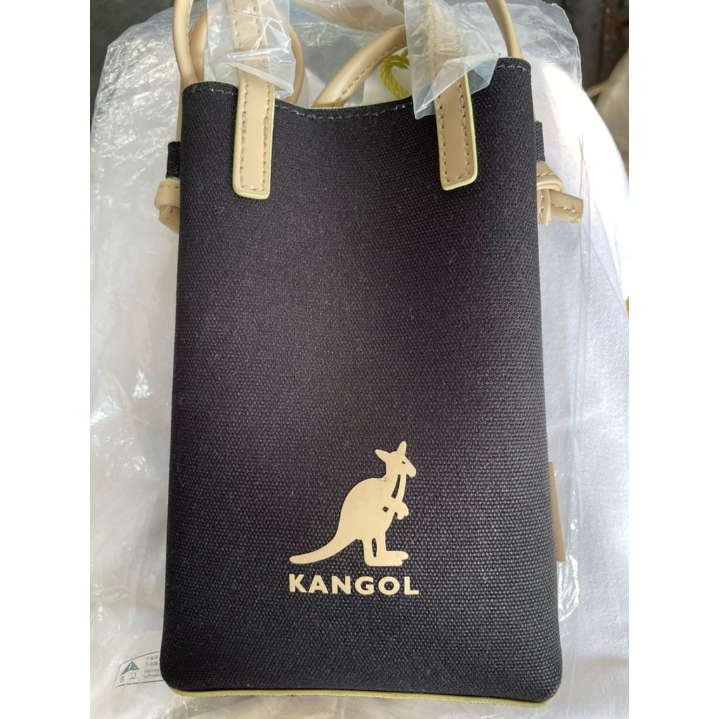 kangol sling bag denim