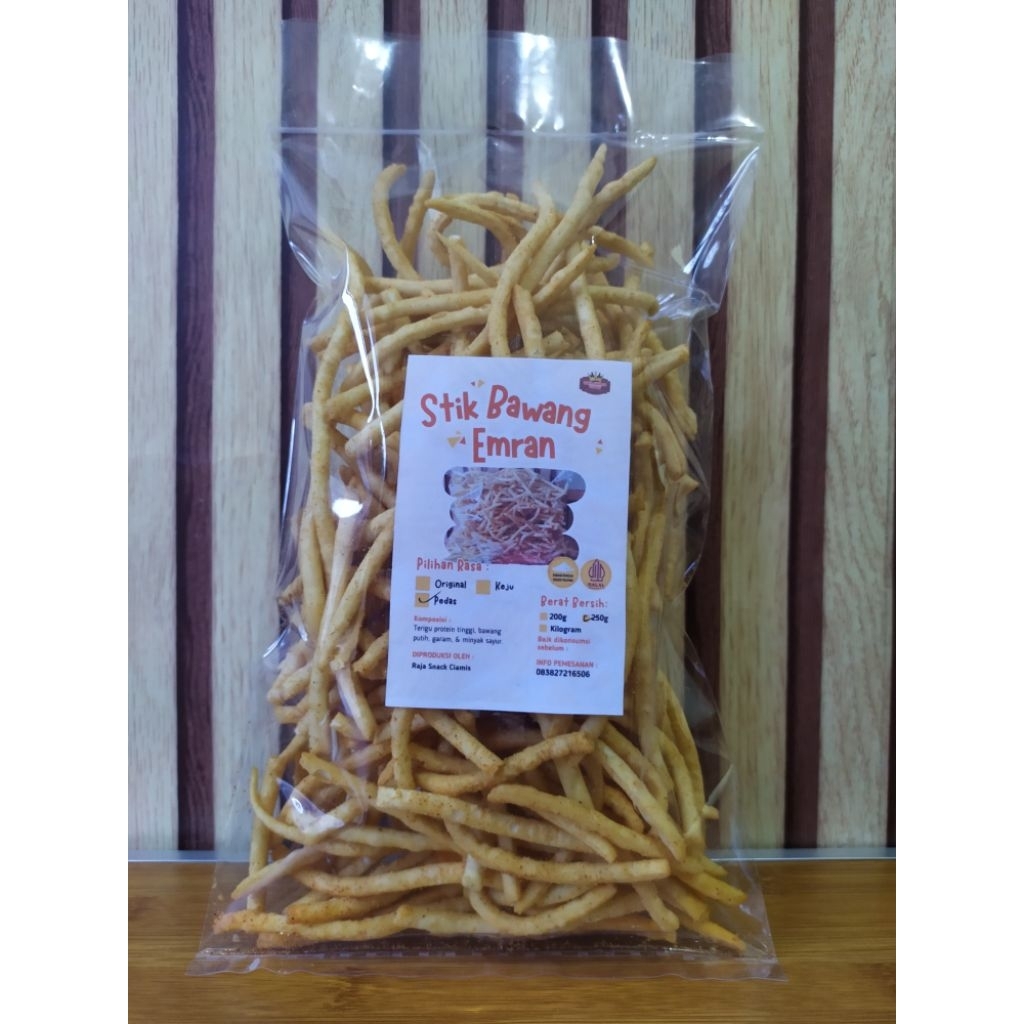 

TERLARIS! Stik Bawang Sistik Bawang Gurih Pedas Manis