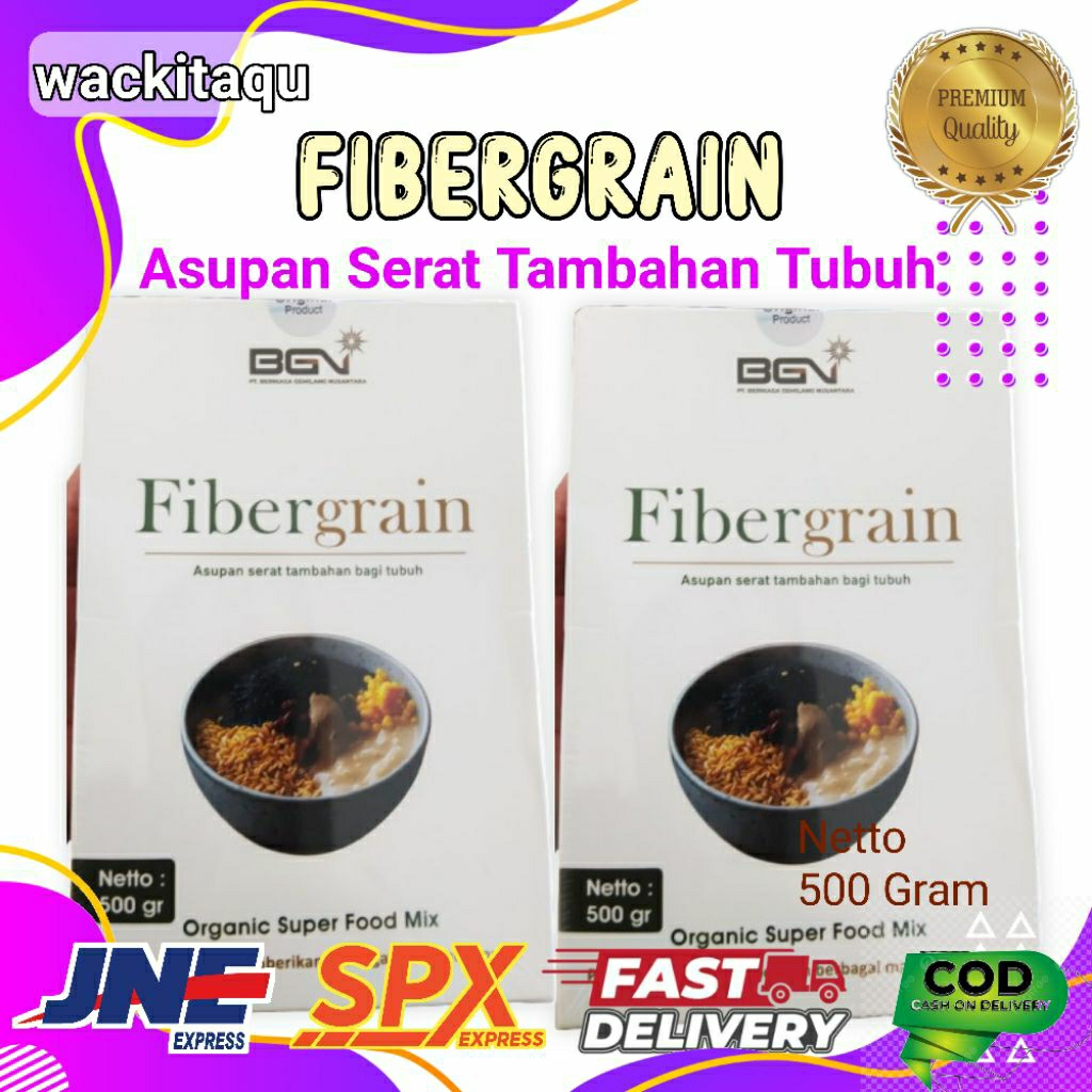 

Organic Super Food Mix - Fibergrain Asupan Serat Tambahan bagi Tubuh - Makanan Organik - Membantu Pencernaan dan Gizi Tubuh