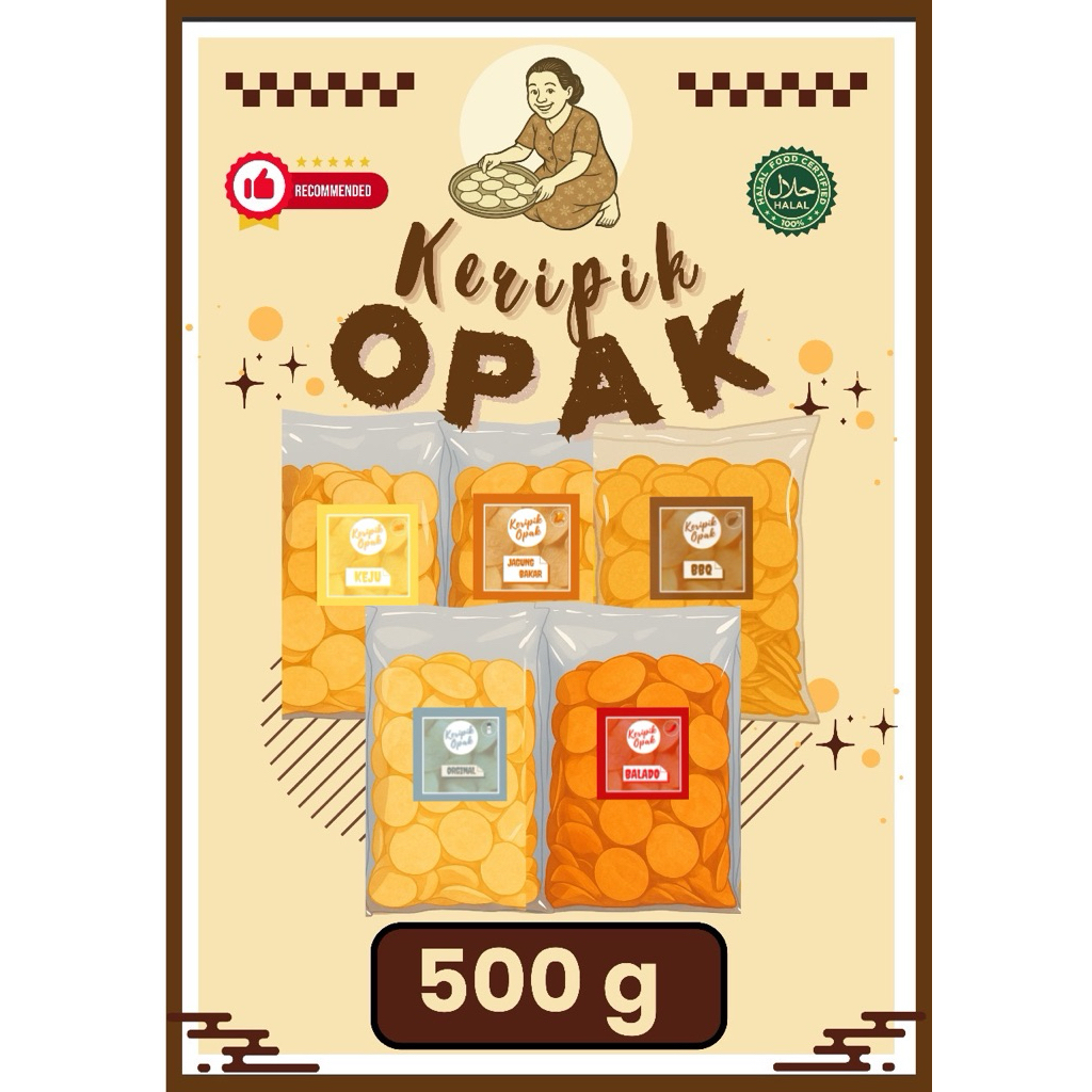

Cemilan Keripik Opak | Keripik Opak Rumpun Kemasan 500g