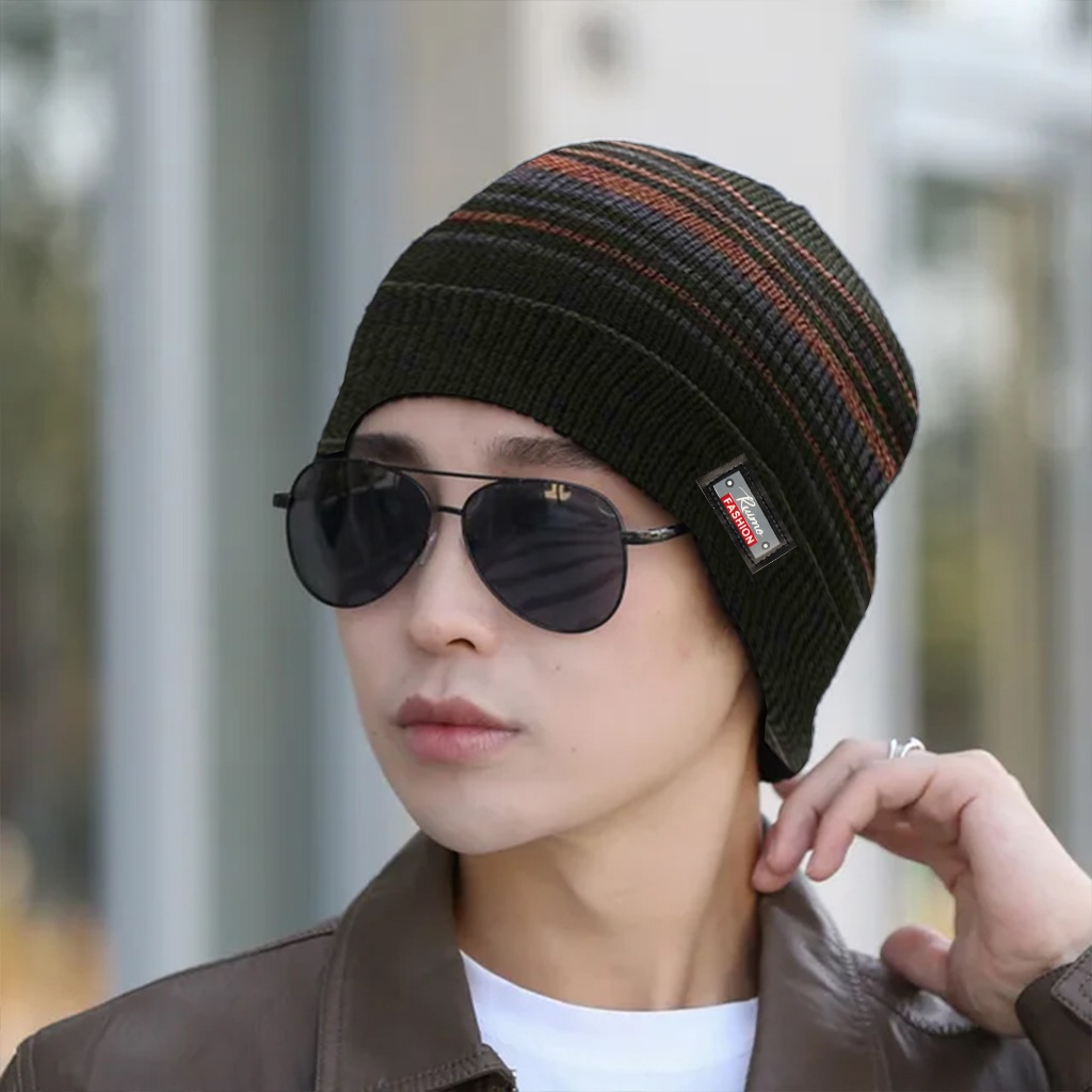 Dinasty Topi Kupluk Unisex Topi Beanie Kupluk Fashion Import Pria Wanita - B-7