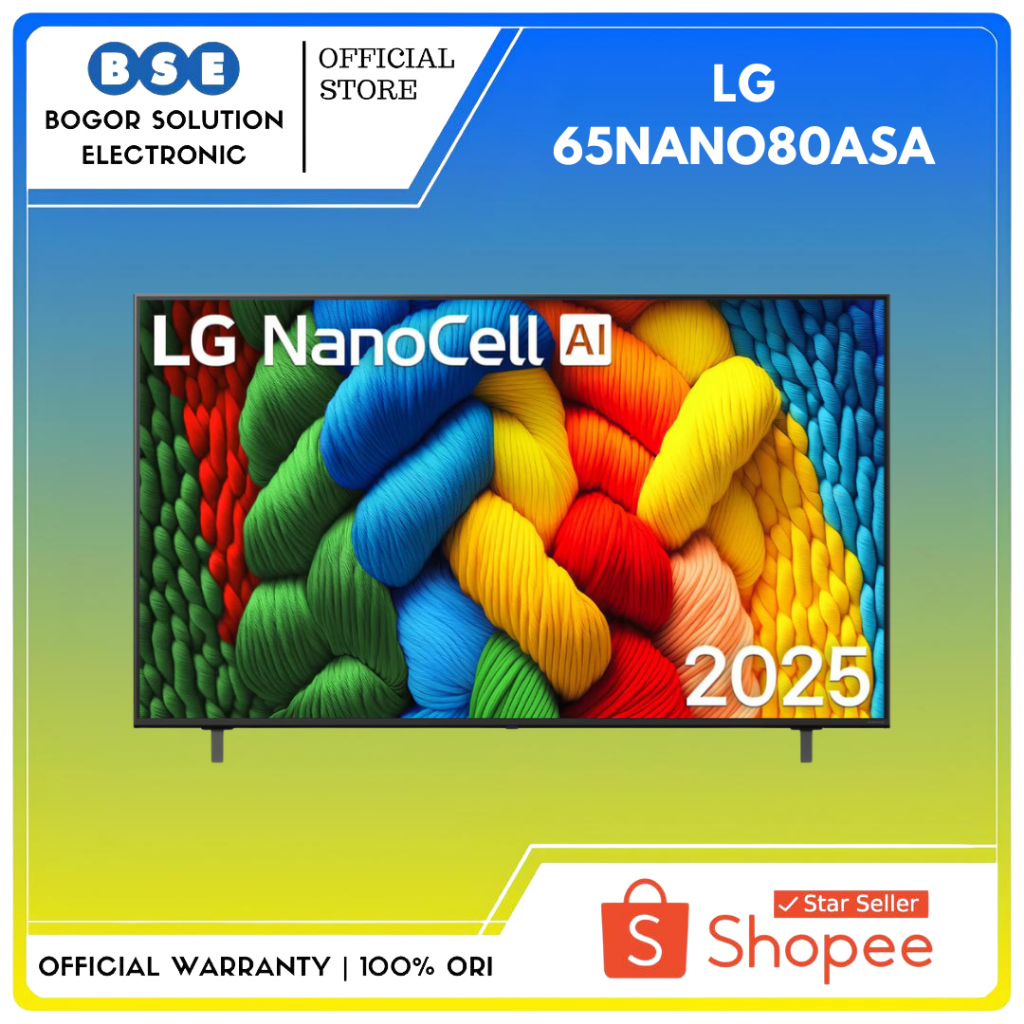 TV LG 65NANO80ASA 4K HDR Smart TV LG NANO80 65 Inch LG 65NANO80 LG TV NanoCell AI 65 Inch