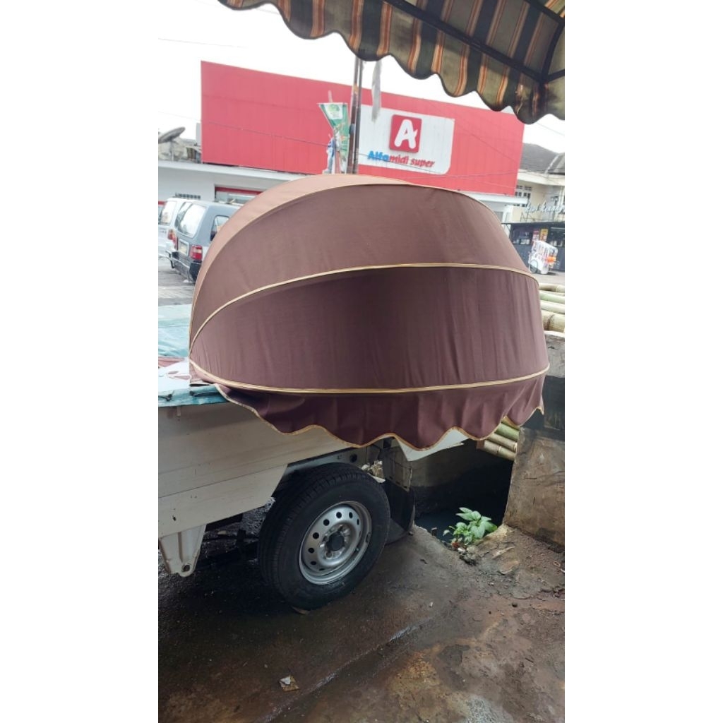 atap kanopi kain awning Watersil rumbe