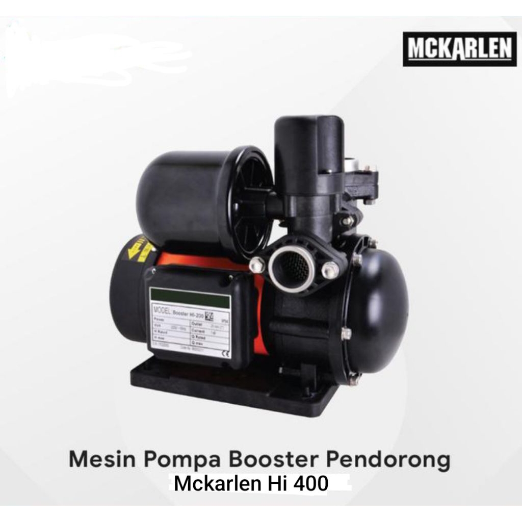 Pompa Pendorong/Booster MCKARLEN HI-400/HI-200