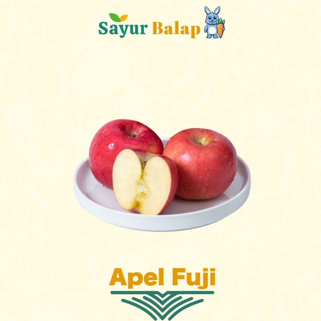 

Apel Fuji - 2 Pcs - Sayur Balap Lampung