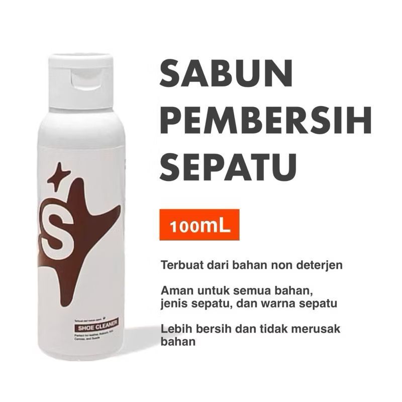 Brulee Project - Pembersih Sepatu Putih & Warna  100mL