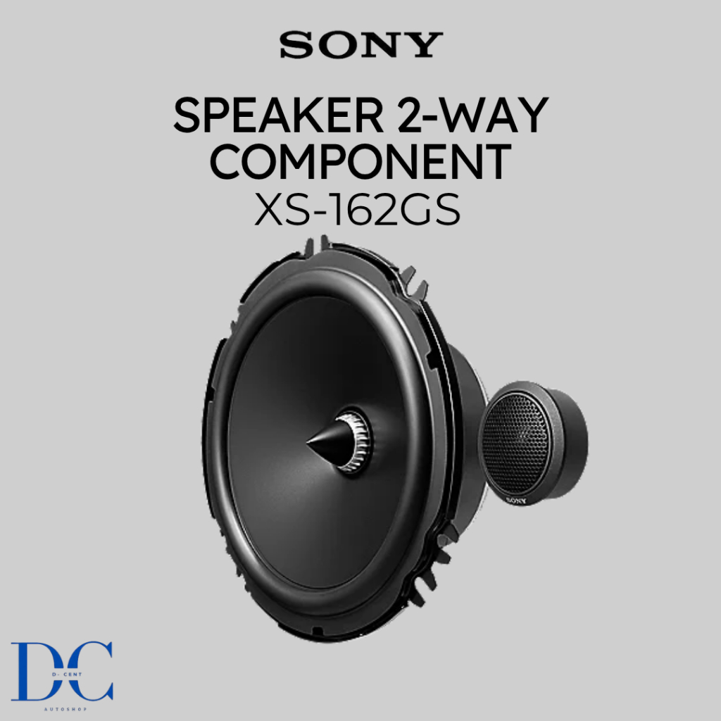 Speaker 2-Way Component Mobil SONY XS-162GS - 6 1/2 Inch (16 cm) - SONY Speaker Mobil - Audio Mobil 