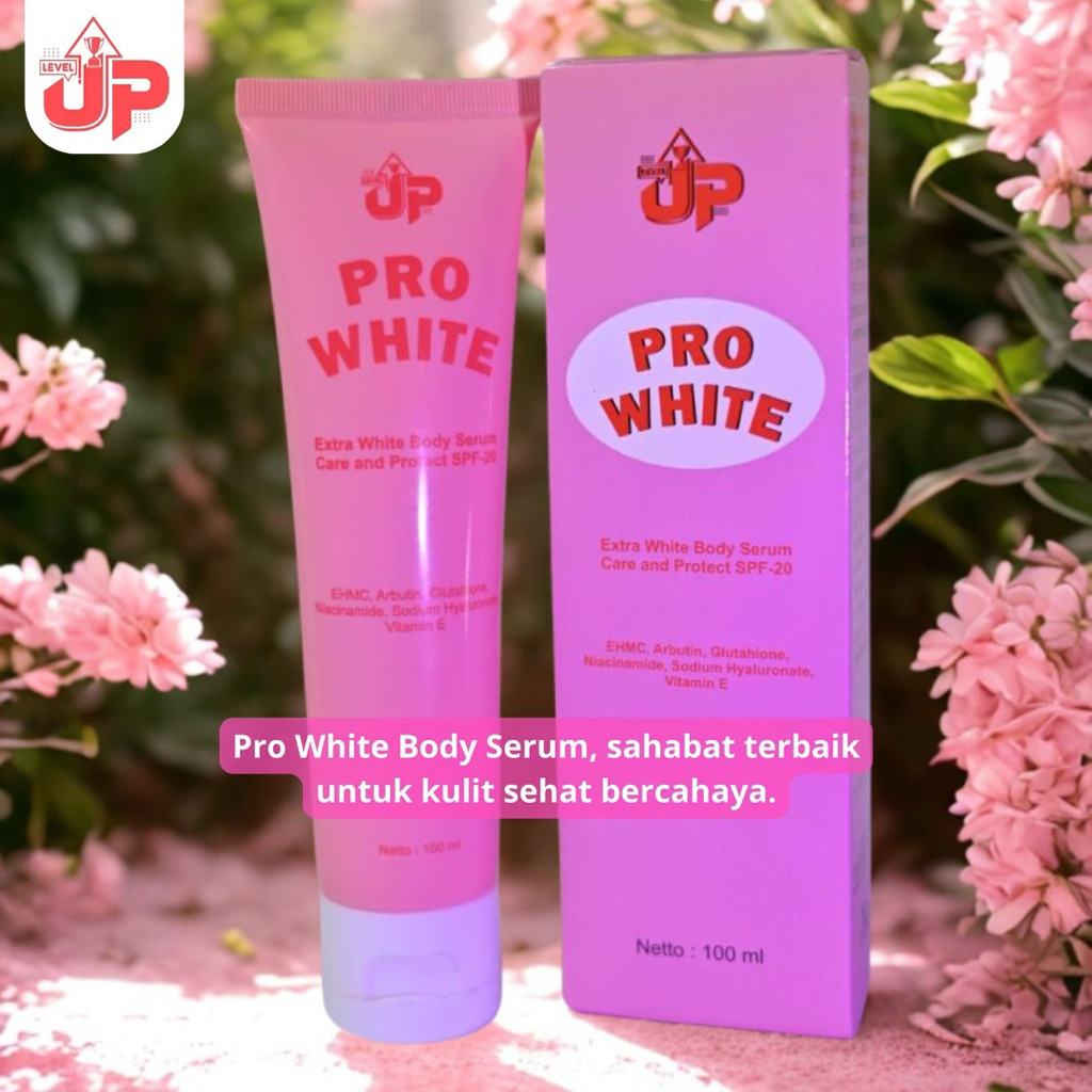 ❤️ProWhite❤️ LevelUp ProWhite Body Serum Day and Night  Serum untuk Malam + Extra White Body Serum S