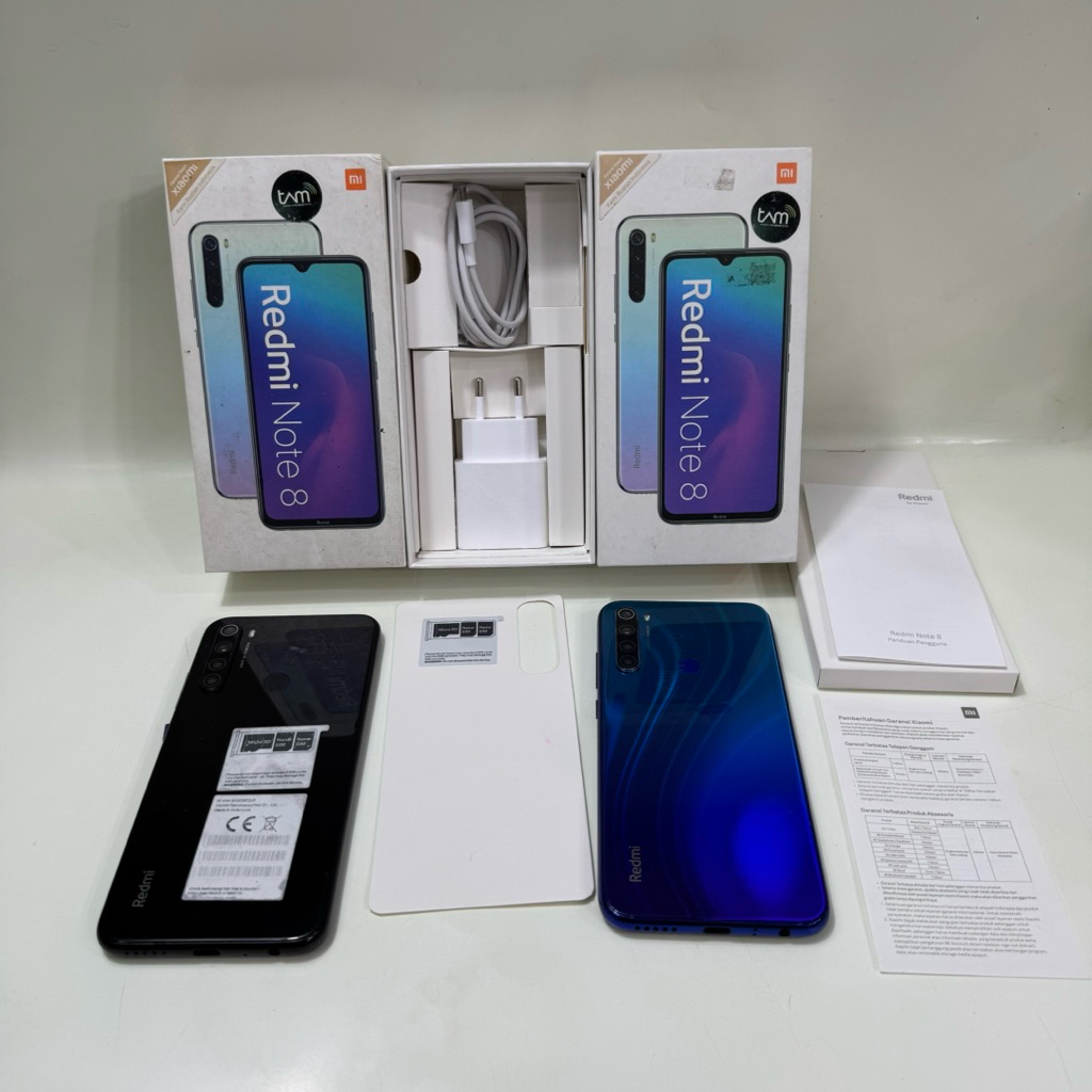 Xiaomi Redmi Note 8 3/32gb Fullset Second Garansi Resmi