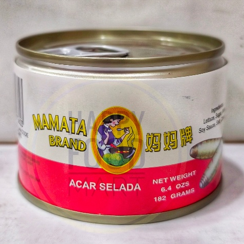 

[HALAL] MAMATA ACAR SELADA KALENG 182G/ CHAI SIM/ CAI SIM/ PICKLED LETTUCE