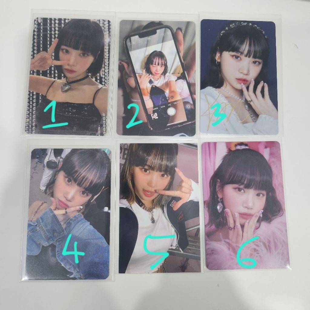 lesserafim chaewon pc photocard official antifragile japan