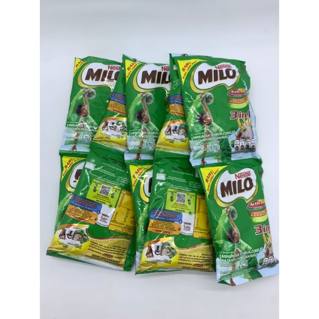 

Milo Sac 35gr 3in1 10pcs / susu bubuk