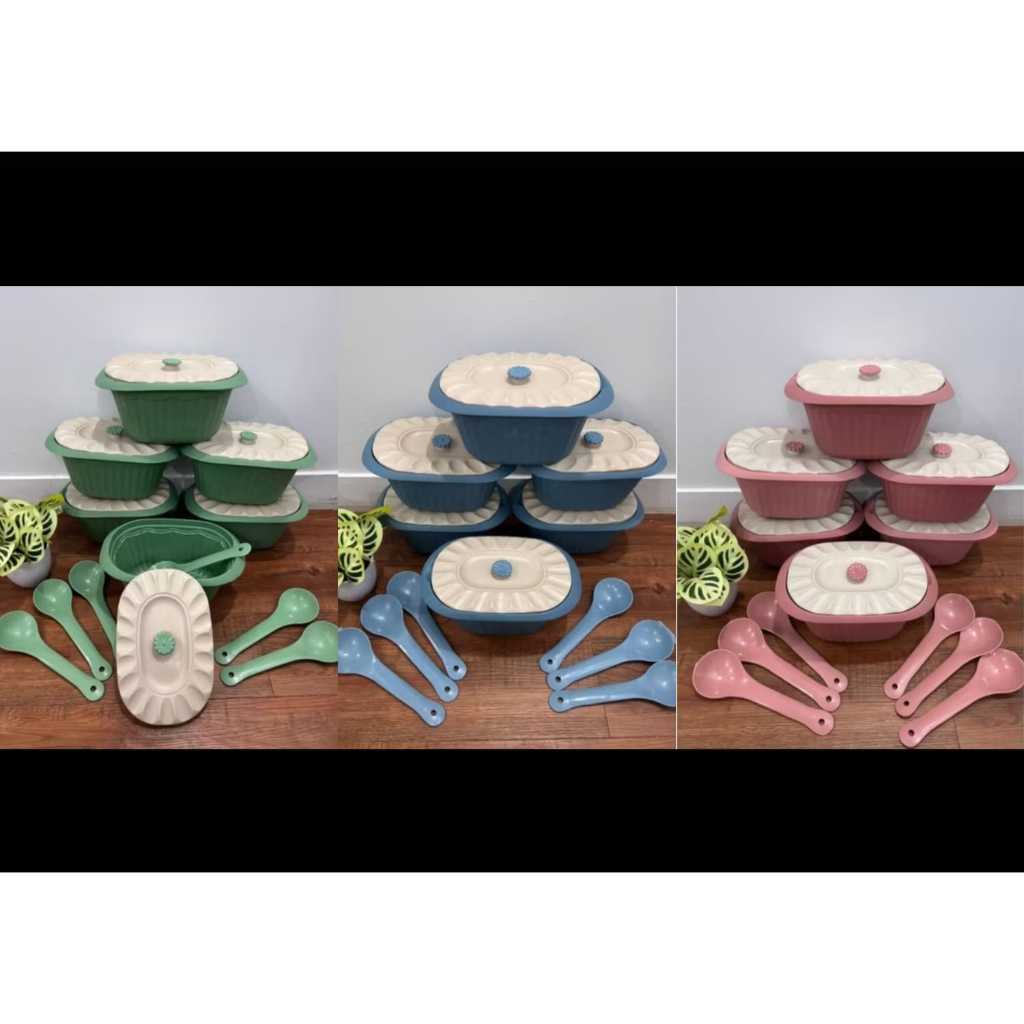 BASI OSCAR SET ISI 4 PCS & 6 PCS / PRASMANAN PLASTIK + TUTUP & FREE SENDOK