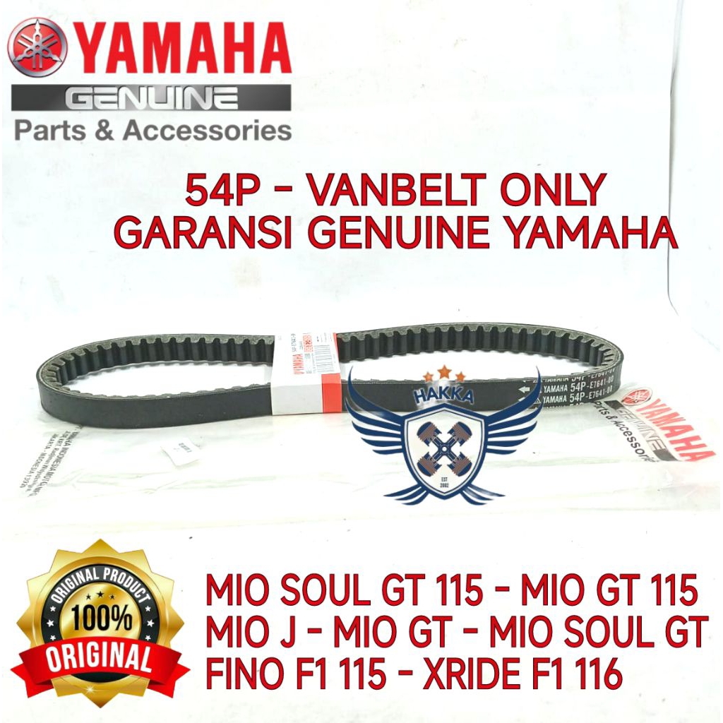 54P ORIGINAL VANBELT ONLY YAMAHA MIO SOUL GT 115, VANBELT YAMAHA MIO GT 115, VANBELT YAMAHA MIO J, V