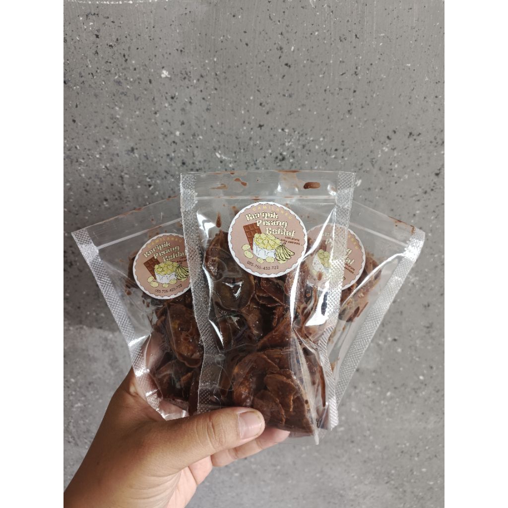 

Kripik pisang coklat paket murah 3pcs