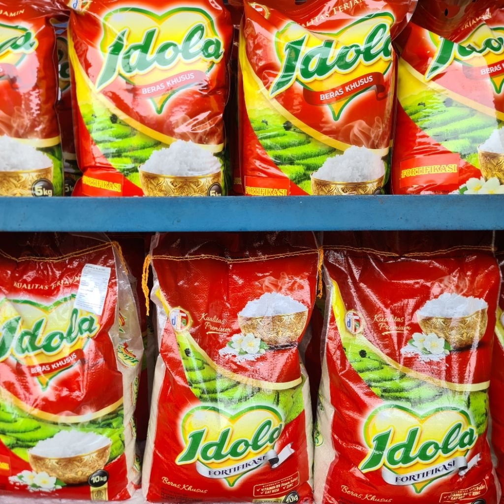 

asli original beras idola fortifikasi 5kg beras premium lebih sehat lebih bervitamin lebih bernutrisi stok terbaru