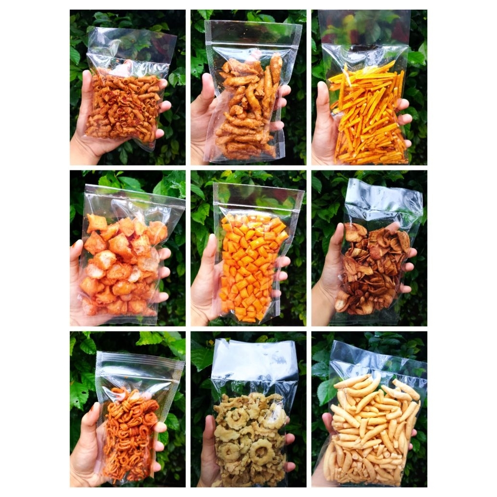 

camilan murah serba 5.000 aneka Snack murah mie gulung makaroni bantat seblak mix