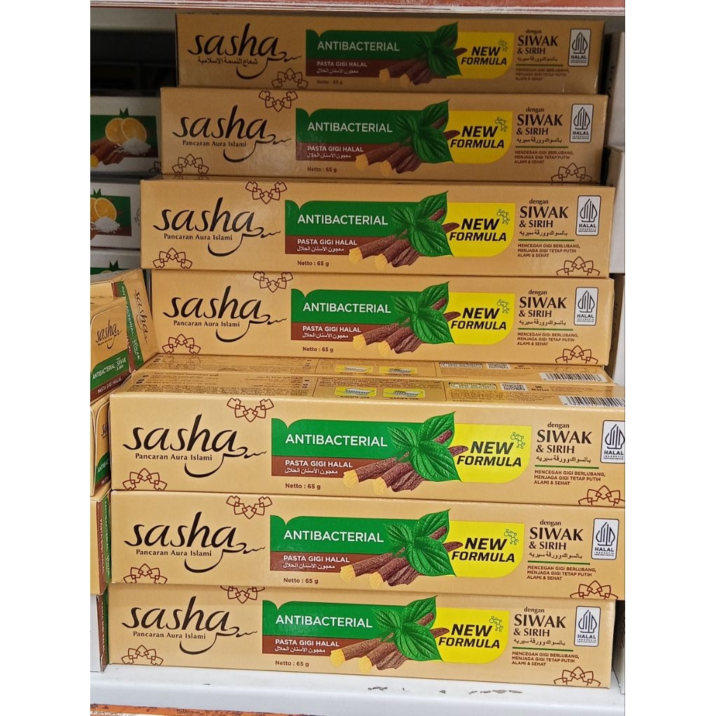 Sasha pasta gigi siwak&sirih 65gr