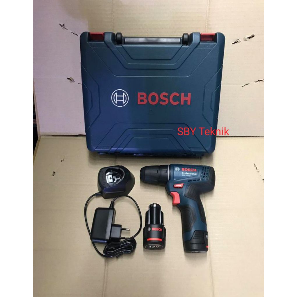Mesin Bor Cordless Baterai 12V BOS GSR 120 LI ASLI ORIGINAL BOS/Mesin Bor Baterai 12V BOS