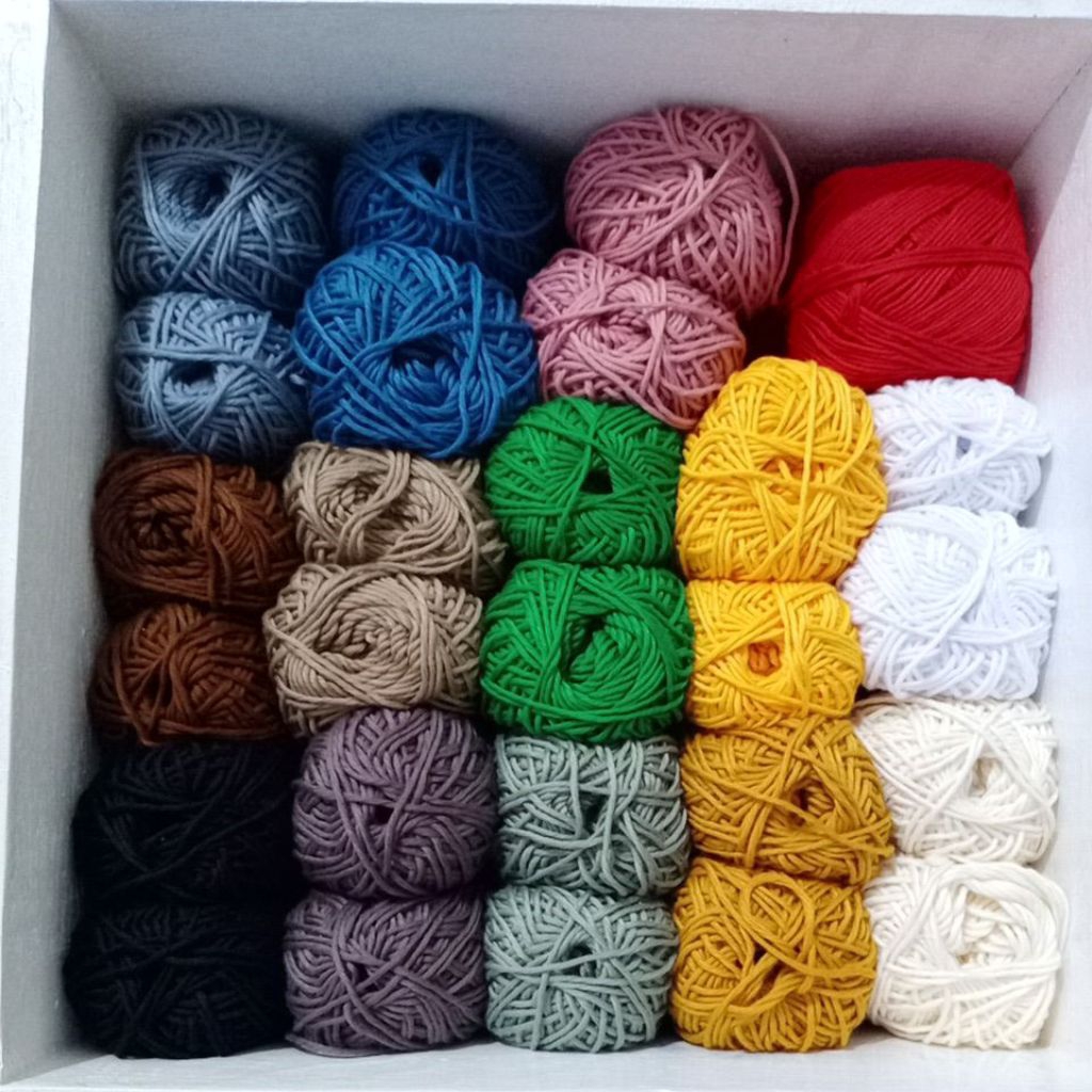 Benang Rajut Katun Bali Big ply/soft cotton big ply 100g