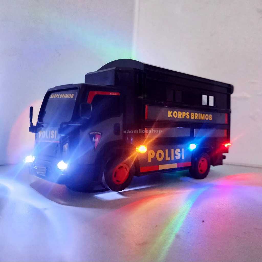 Polisi Truk Oleng Mainan Mobil Polisi Korps Brimob Mainan Truk Oleng Telolet Mobil Joget