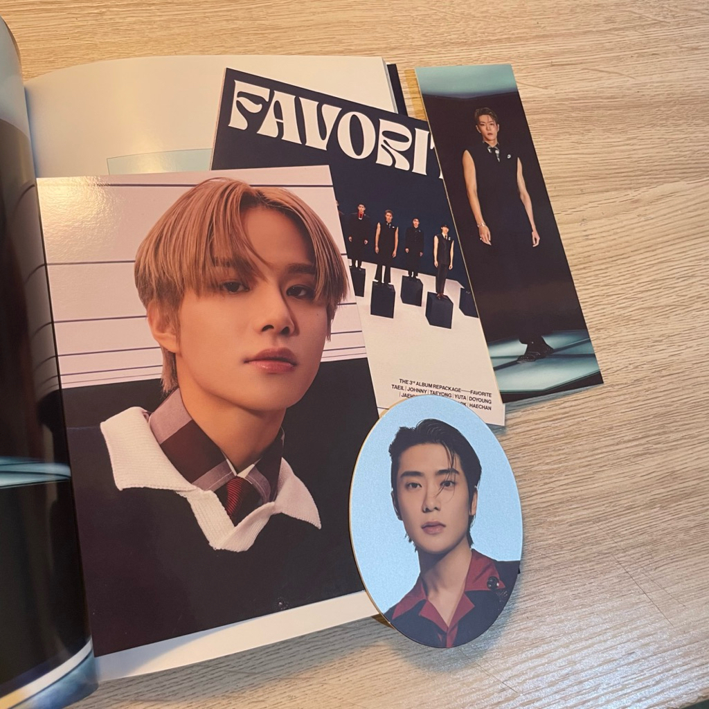NCT 127 JAEHYUN JUNGWOO YUTA FAVORITE ALBUM ONLY (-pc but free official merch + random pc)
