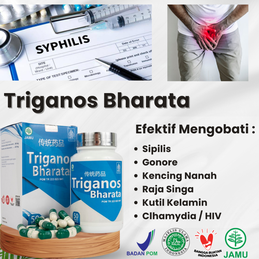 Obat Sipilis - Obat Kencing Nanah - Obat HIV Aids - Triganos Bharata