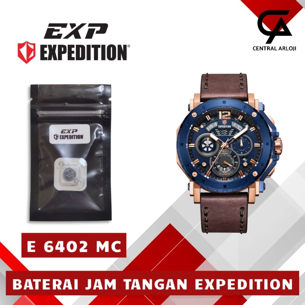 Baterai Jam Tangan Expedition E 6402 MC Original