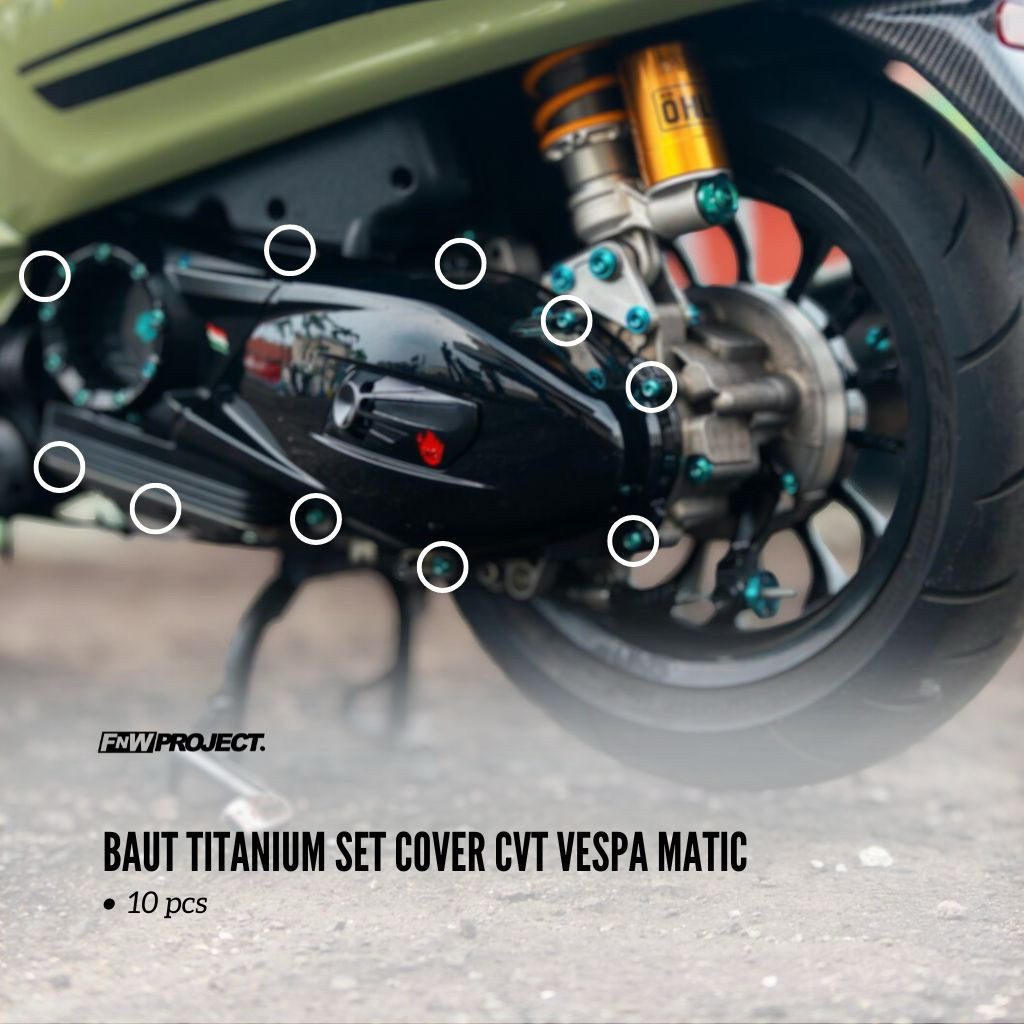 BAUT TITANIUM CVT VESPA MATIC