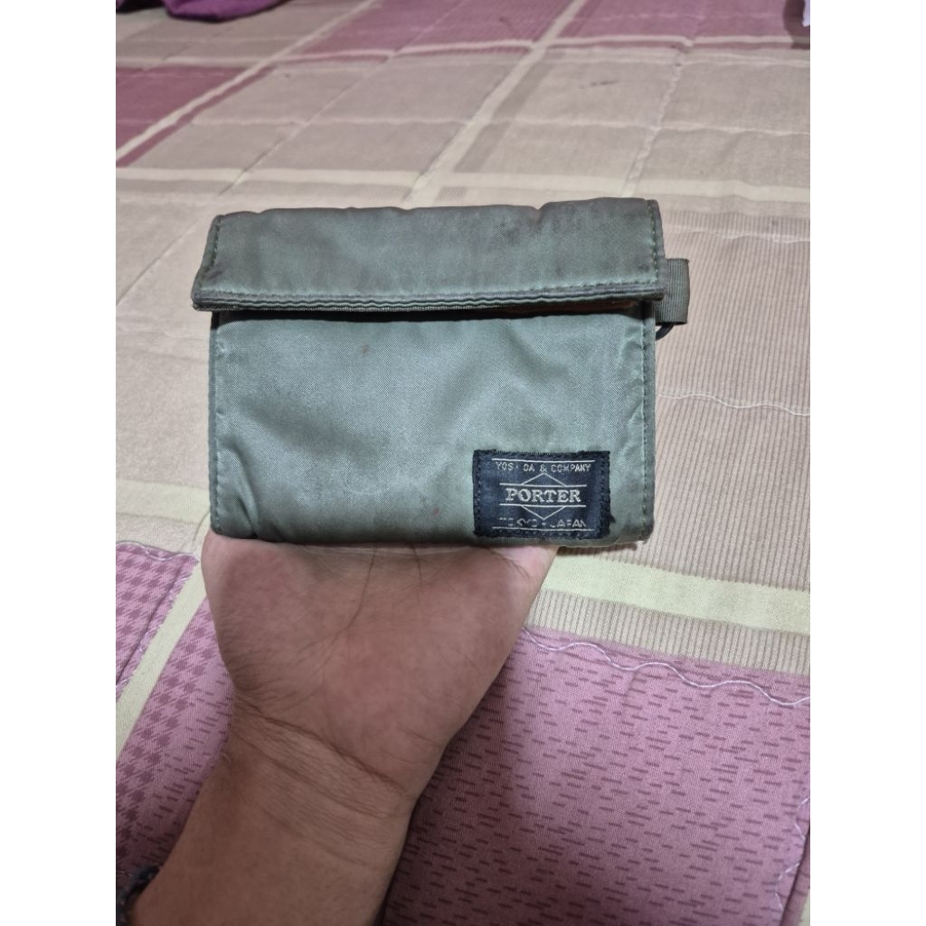 Wallet Porter Yoshida Japan Sage Green