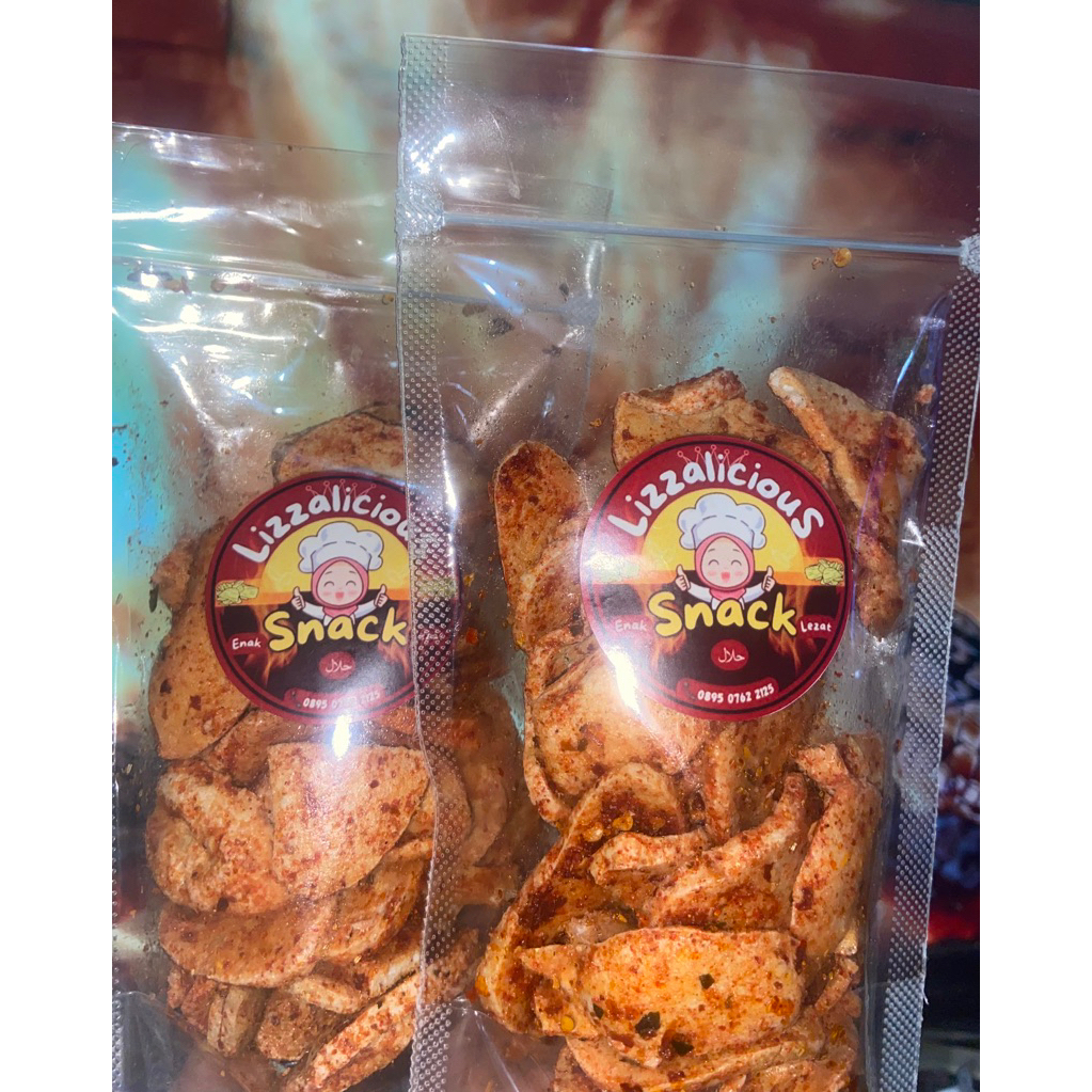 

Basreng Koin Pedas Daun Jeruk 100g