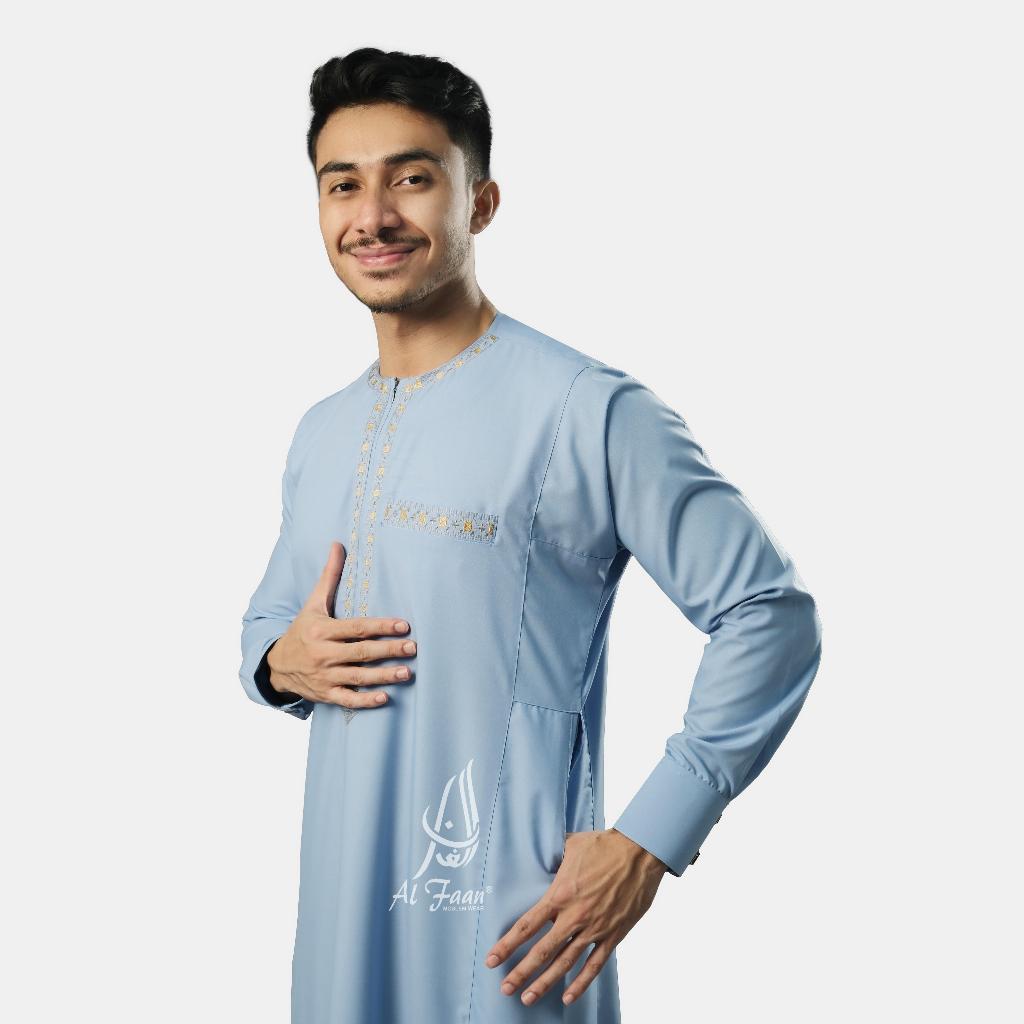 recommended jubah bordir slimfit tobes lengan panjang jubah pria gamis pria muslim jubah maroco