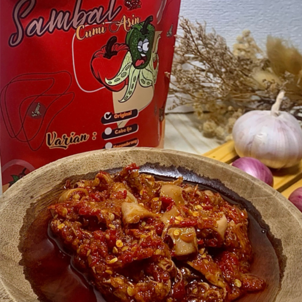 

Sambal Cumi Asin Original 150 gram - aileenberylfood