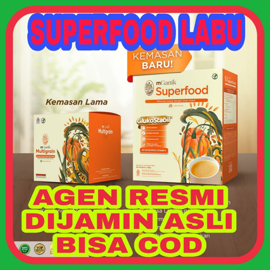 

mGanik Superfood Labu Kuning dan kurma 500gr - Superfood Diabetes Alami