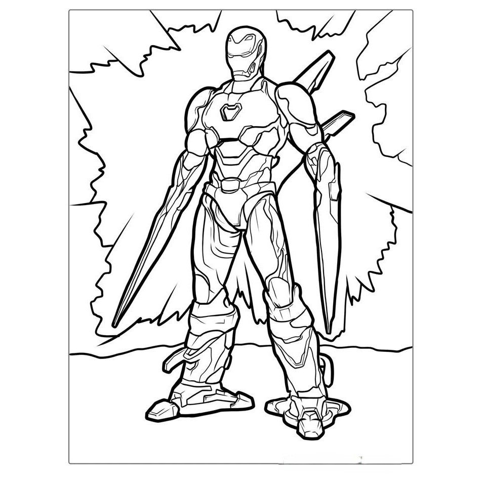 

Kertas Mewarnai Tema Iron Man Ukuran A5