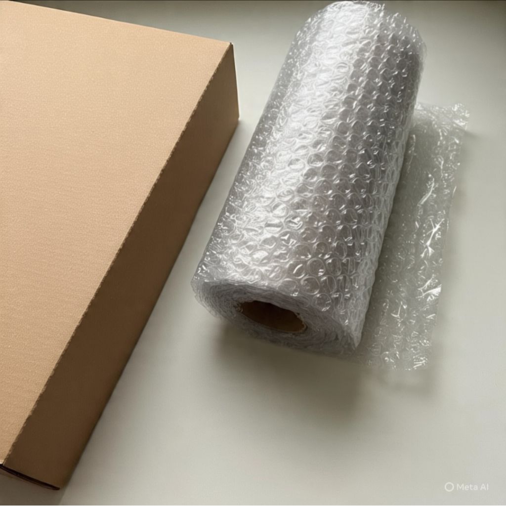 

Paking Tambahan Dus Bubble Wrap plus dus tambahan di card blister