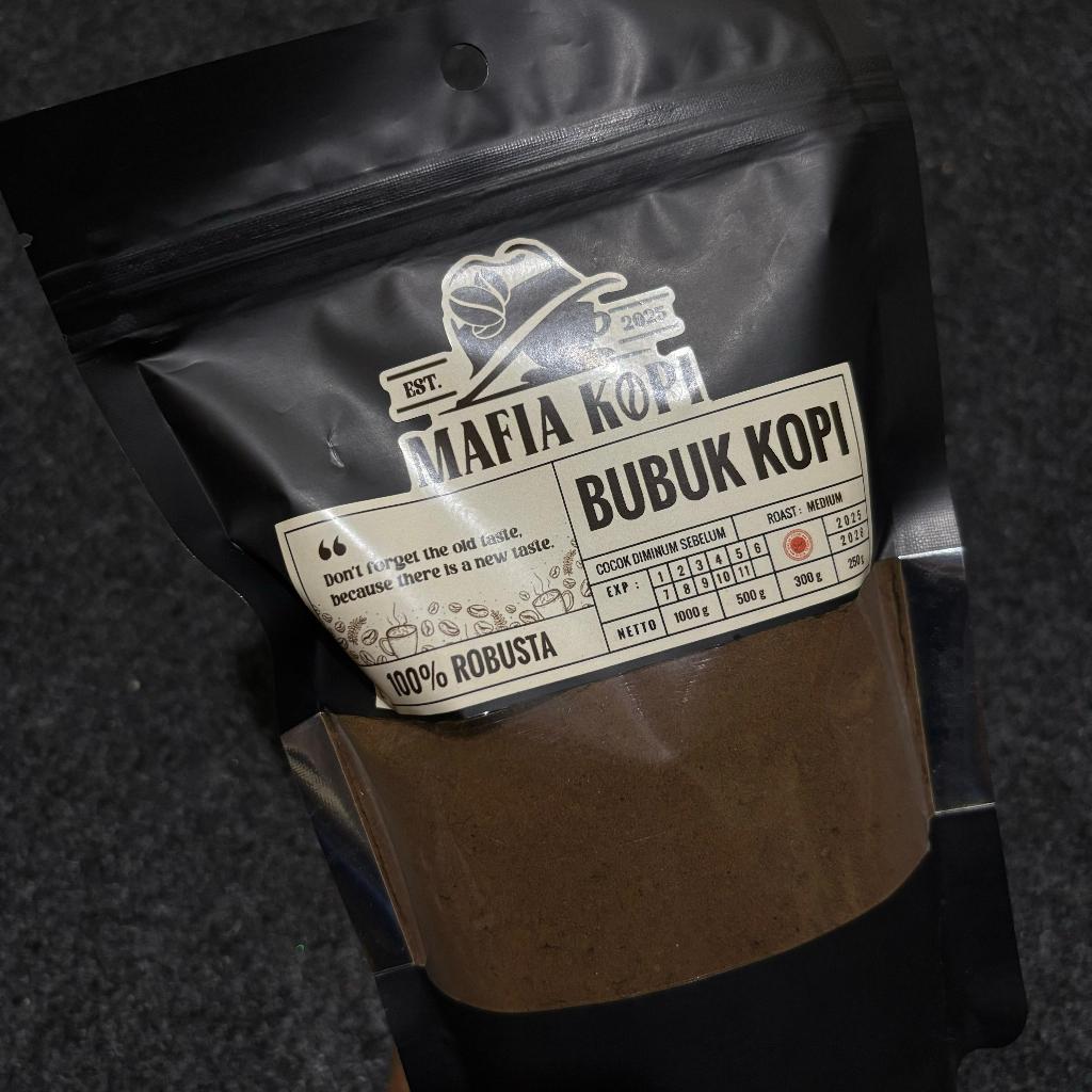 

[Mafia Kopi] BUBUK KOPI 1KG ROBUSTA GREED A