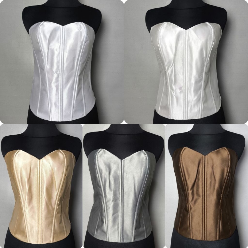 longtorso kebaya Pengantin / longtorso satin / longtorso resleting / kamisol satin / bustier dalaman