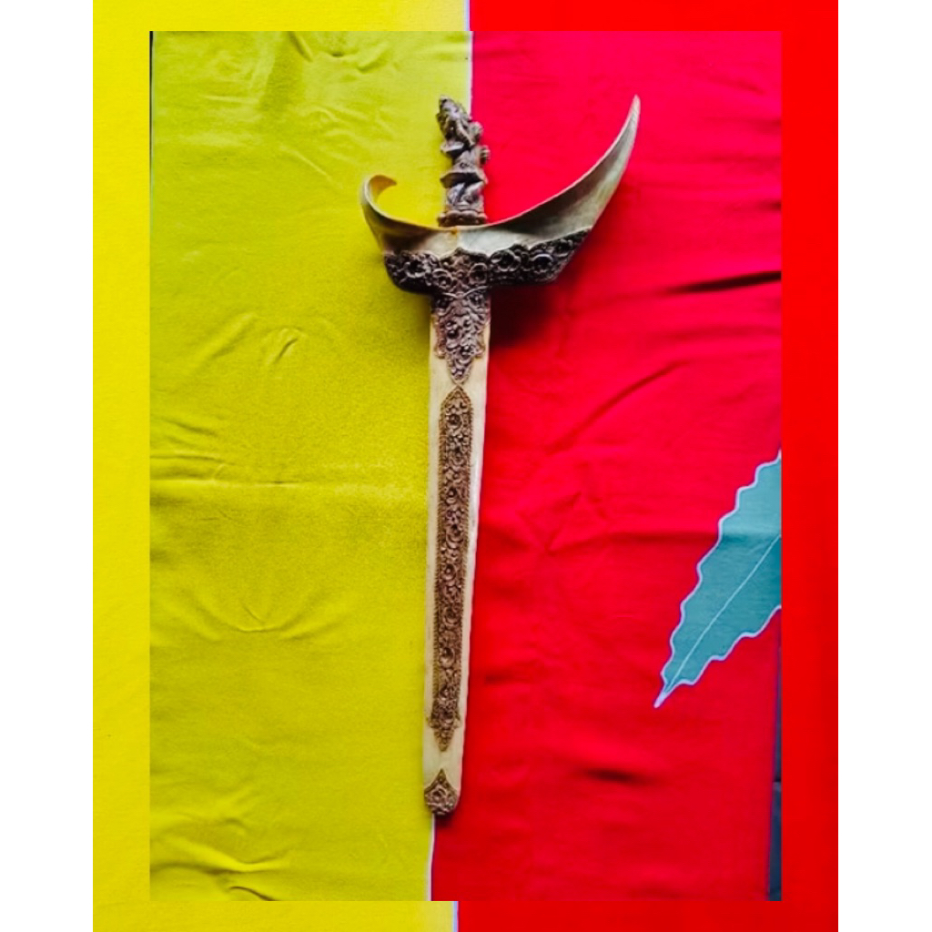 Warangka keris WRK272WT | kayu sejenis kemuning | handle keris | deder keris | gagang keris | keris 