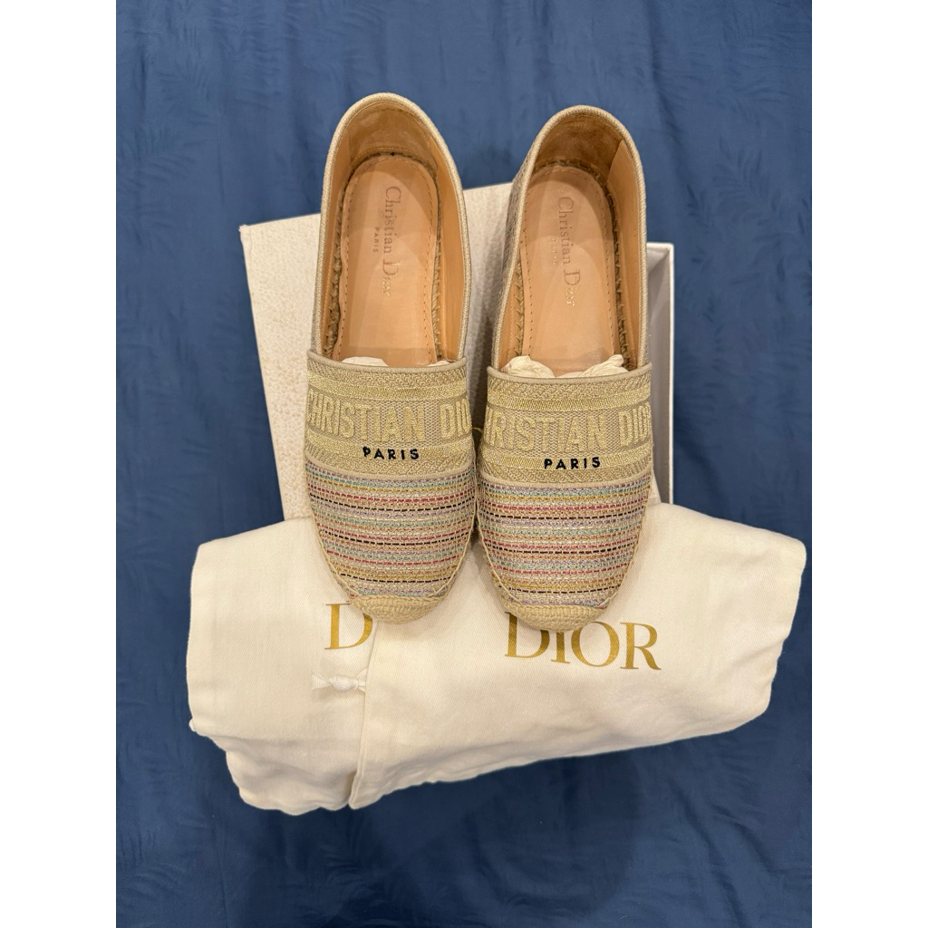 Sepatu Dior Espadrilles Preloved