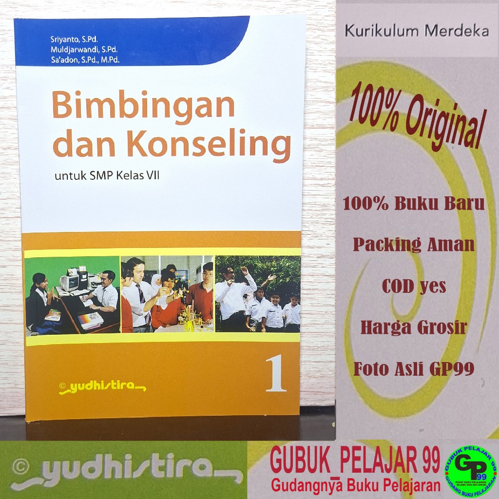 Bimbingan dan Konseling Untuk Kelas 7/VII SMP Penerbit Yudhistira