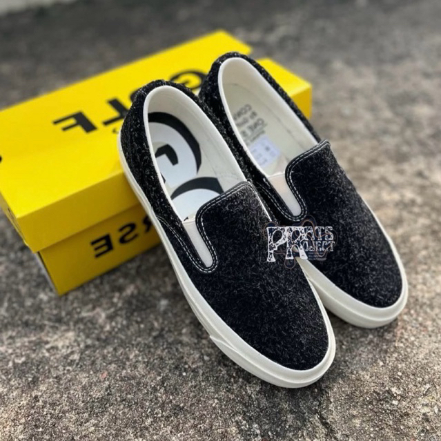 Sepatu Converse X GolfWang One Star CC Slip On Pro Black Volcanic Original Resmi