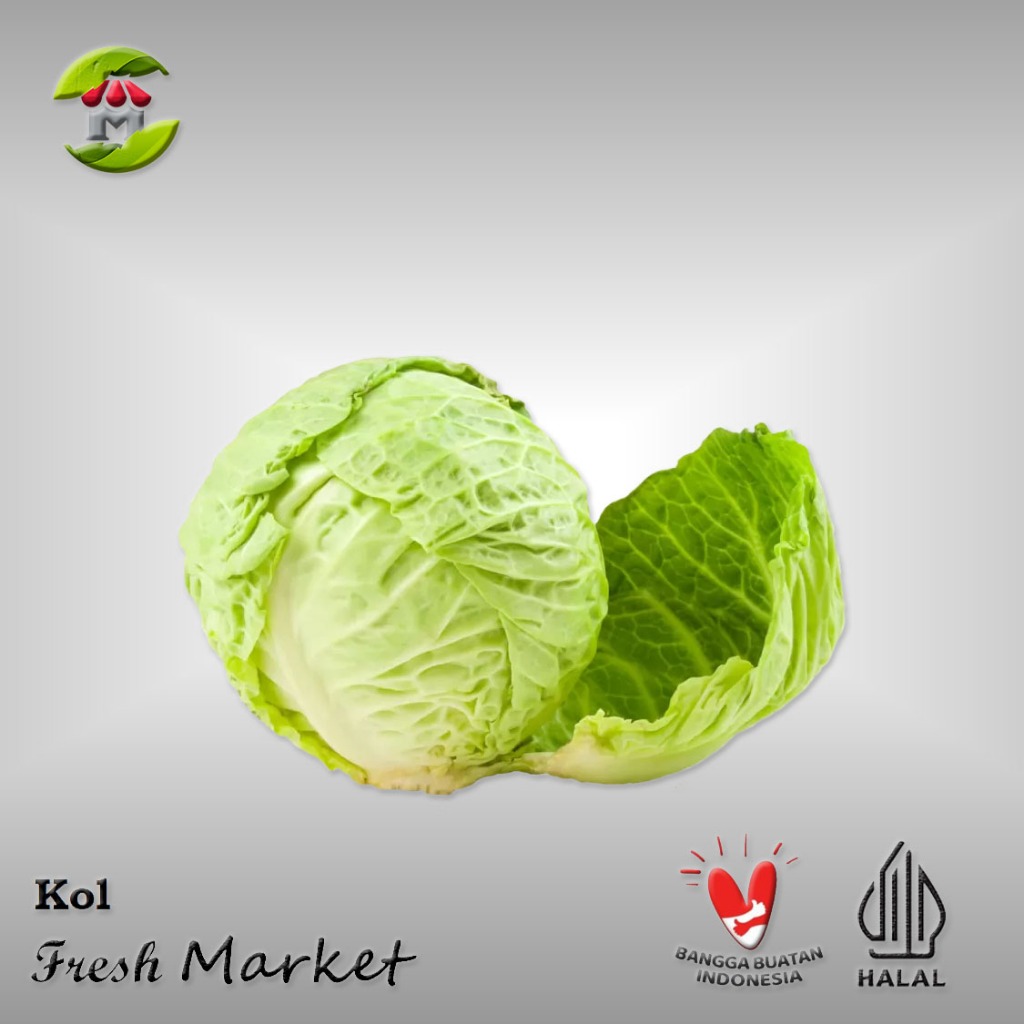

[DEPOK] Sayur Kol Segar 1pcs Pack 800gr - 1kg