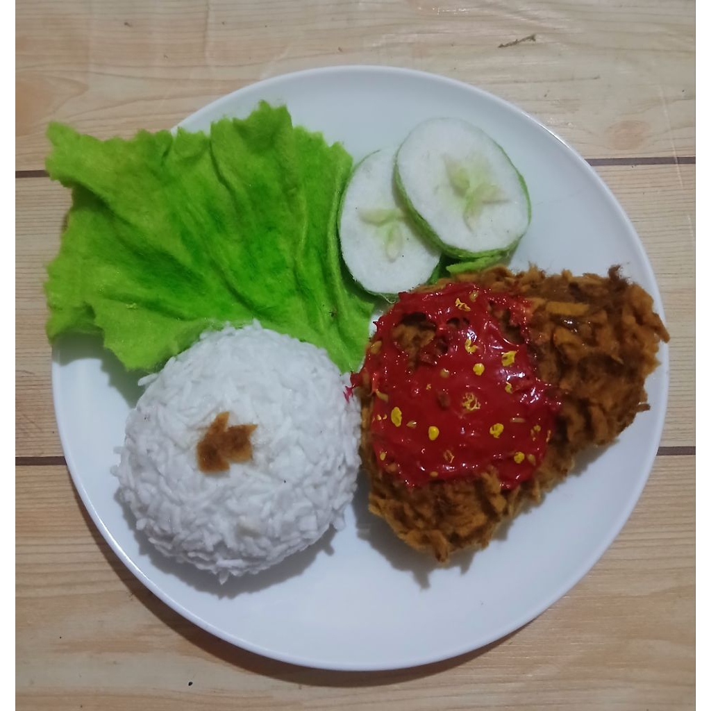 replika makanan request flanel