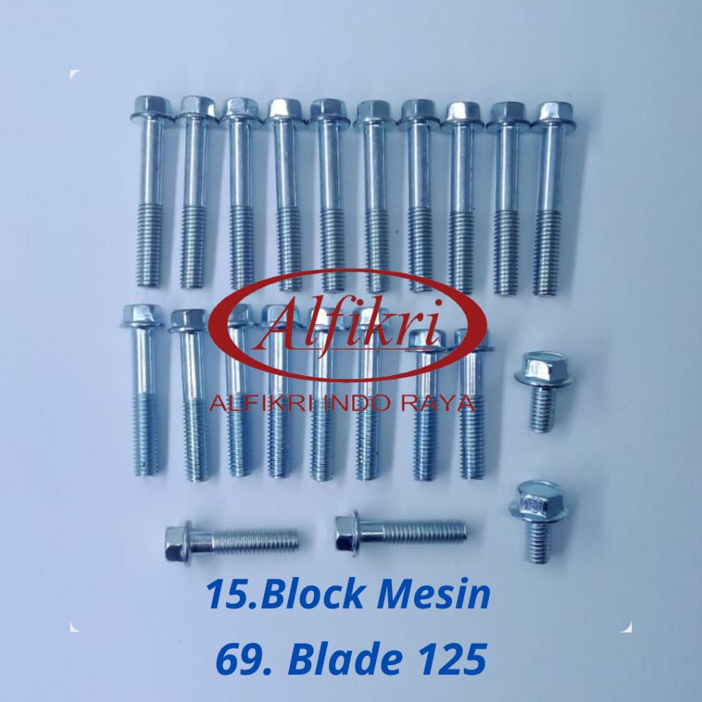 69-15 Block Blok Mesin Blade 125 ( Blade 125 FI ) Full Set / Baud Block Mesin honda Blade 125 ( Blad
