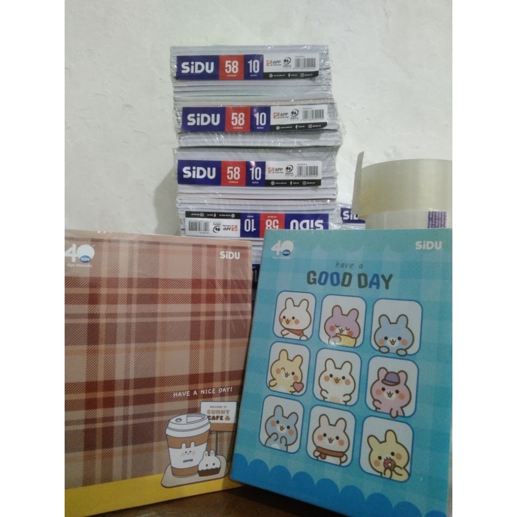 

Buku Tulis SiDu isi 38 & 58 Lembar (1pak/10pcs)