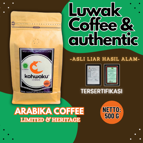 

Kopi Luwak Liar Asli, Arabika Gayo 500g – Roasted/Bubuk Premium Sumatera Heritage Coffee & Eksklusif