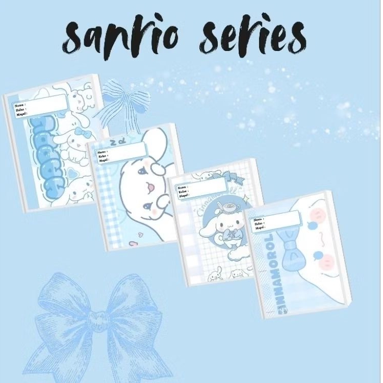 

Buku tulis edisi sanrio cinnamon/cinnamon roll