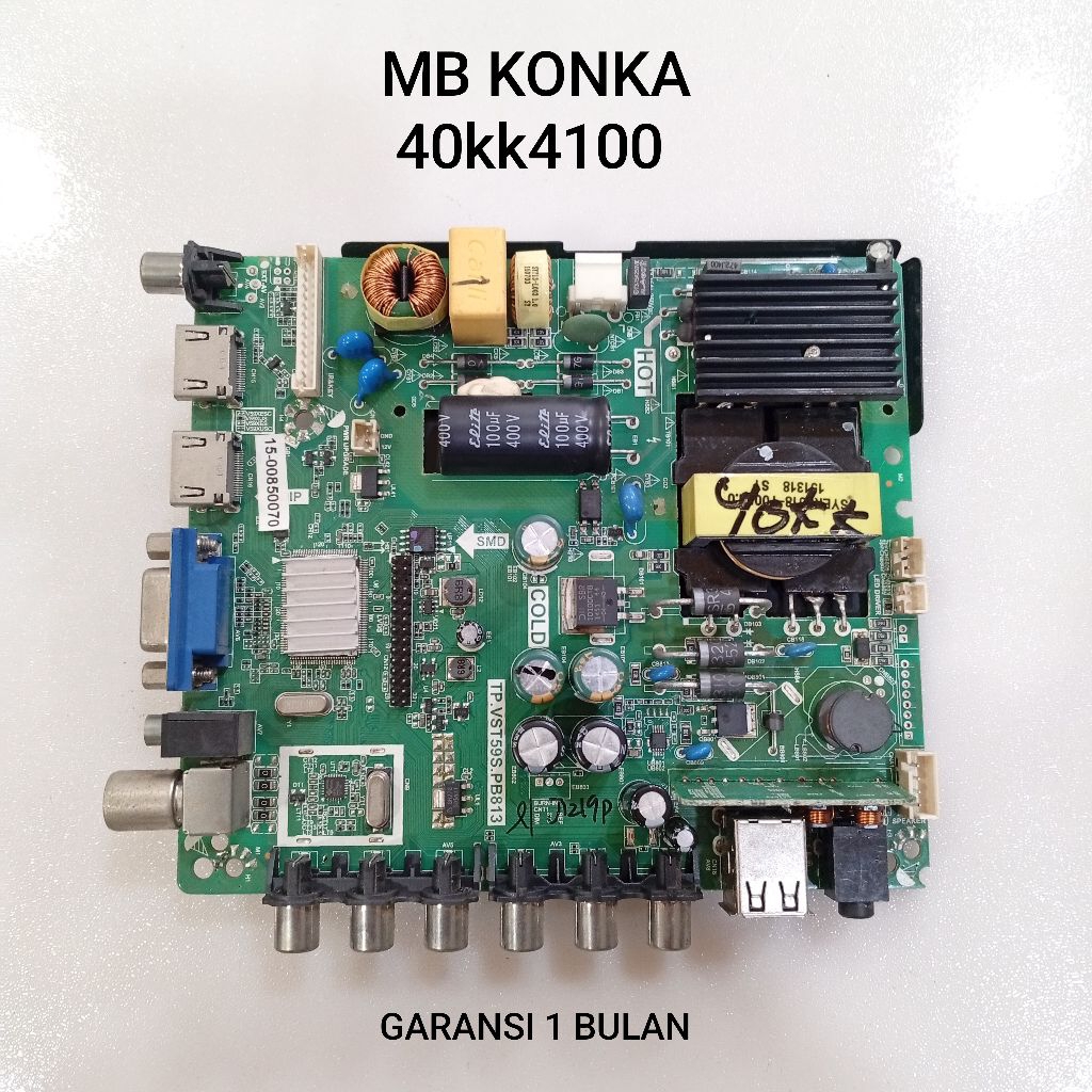 MAINBOARD TV KONKA 40kk4100 - MB - MOTHERBOARD - MOBO - MODUL - MESIN TV KONKA